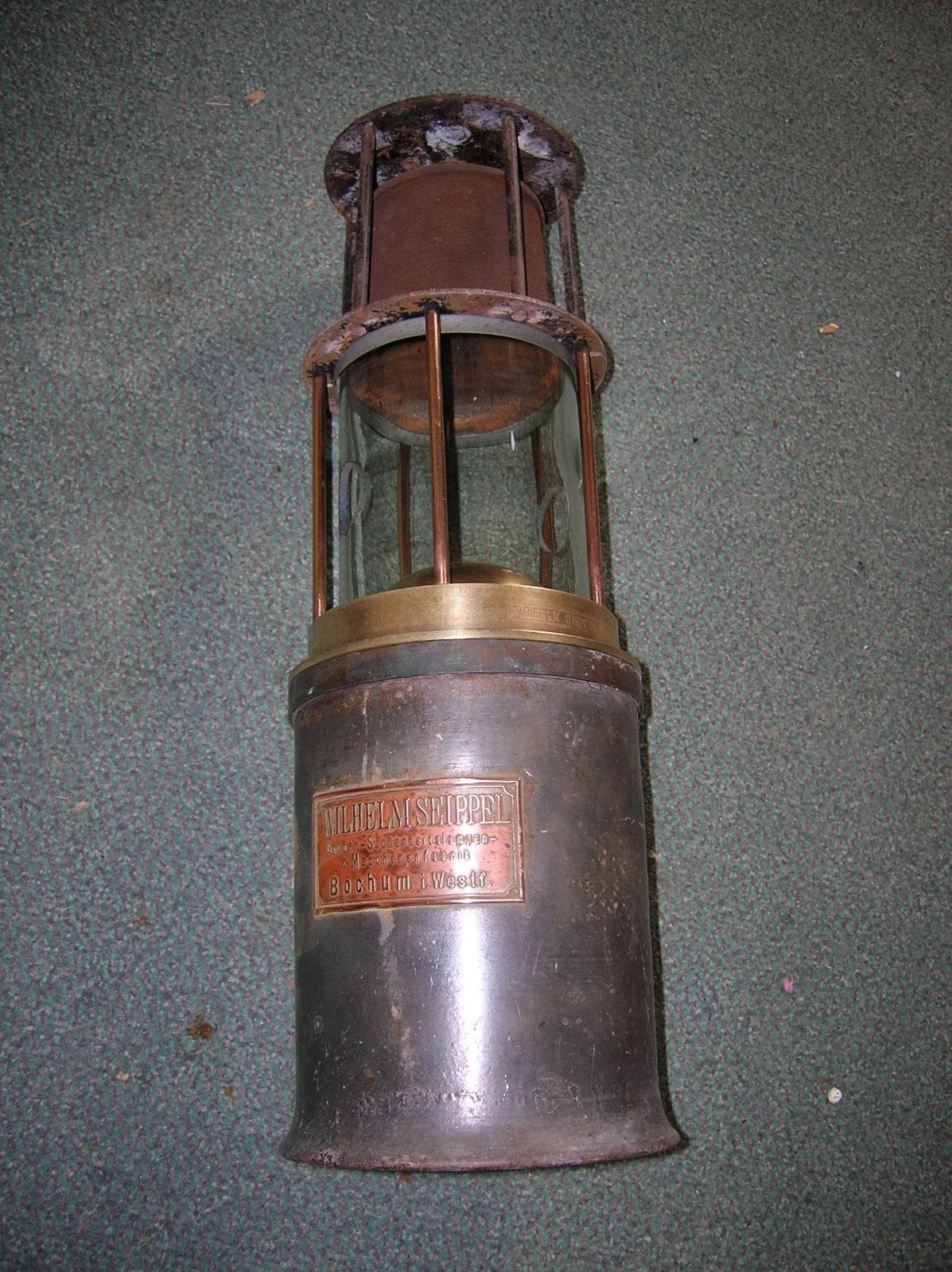 ANCIENNE LAMPE DE MINE SIEPPEL