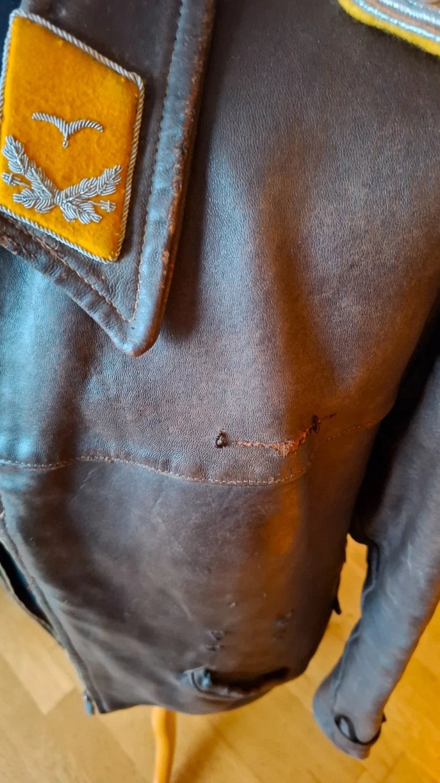 Blouson cuir pilote allemand WW 2