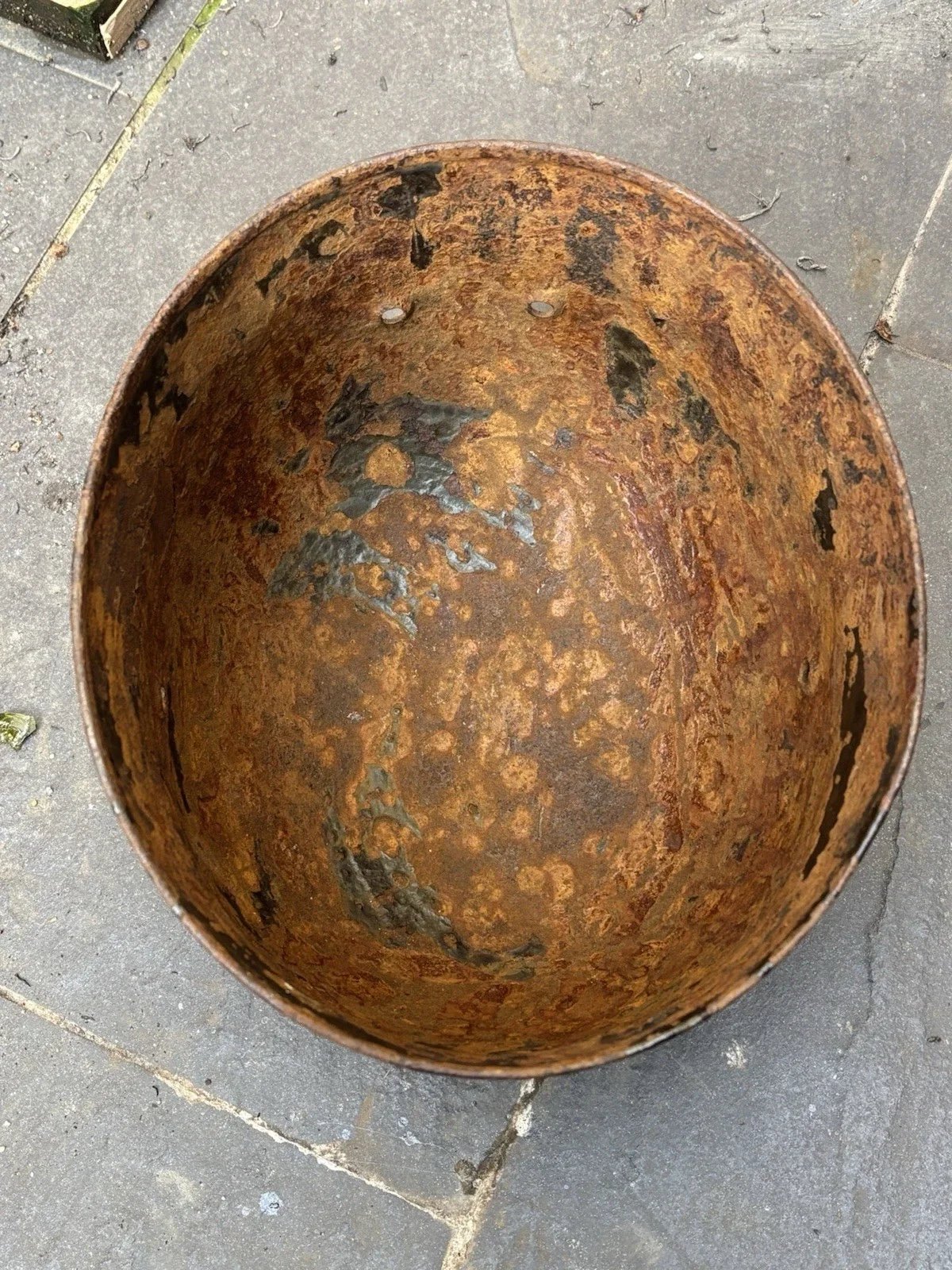 Casque Para Allemand Ww2 Militaria No Us Rare Authentique Mannequin
