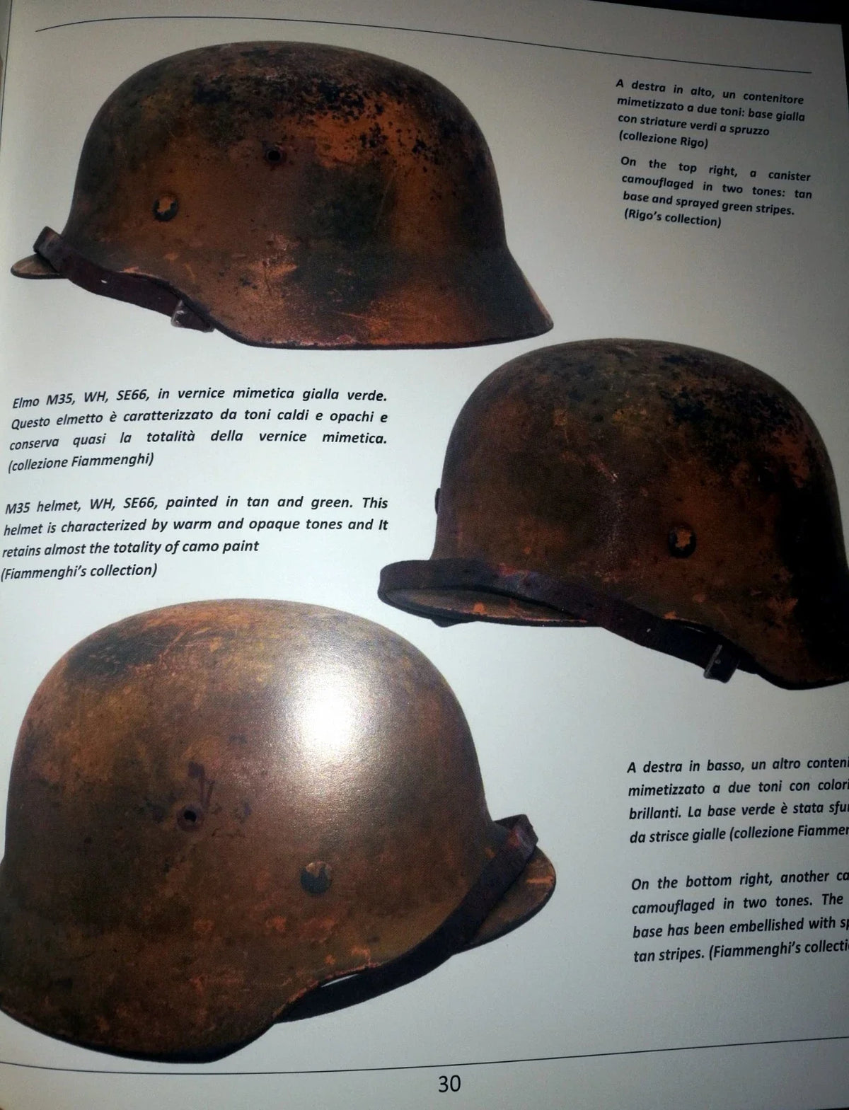 Trés beau masque à gaz allemand camouflé 3 tons ww2