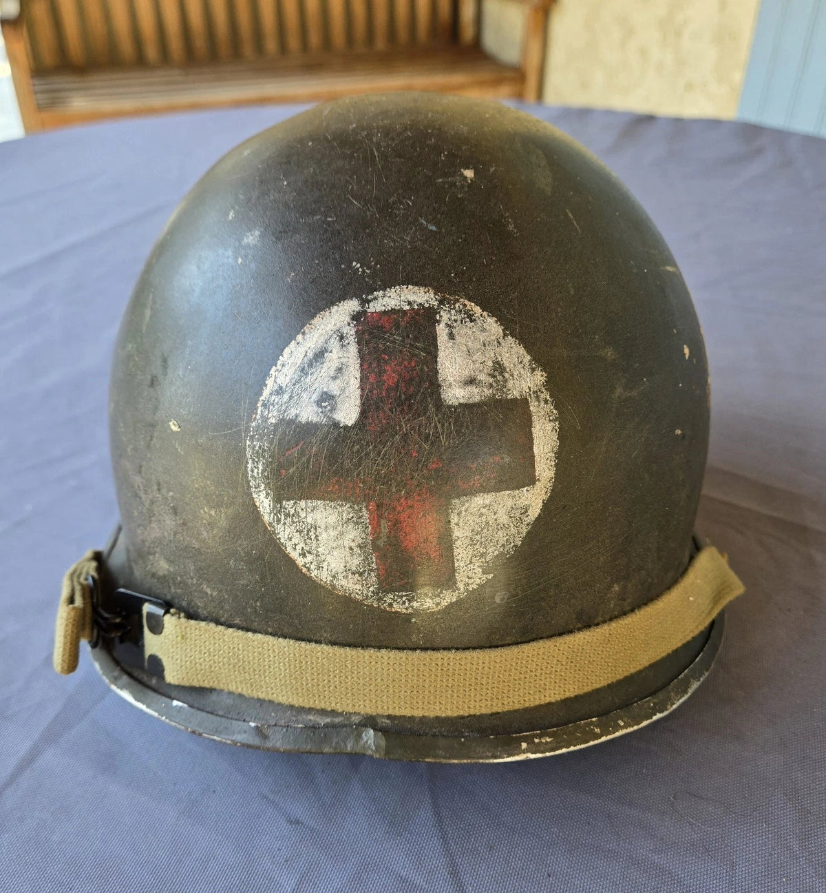 Casque us medic ww2