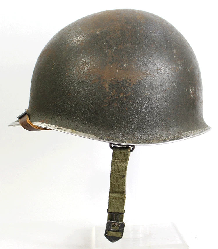 Casque USM1 Nominatif - US ARMY WW2 ( matériel original )