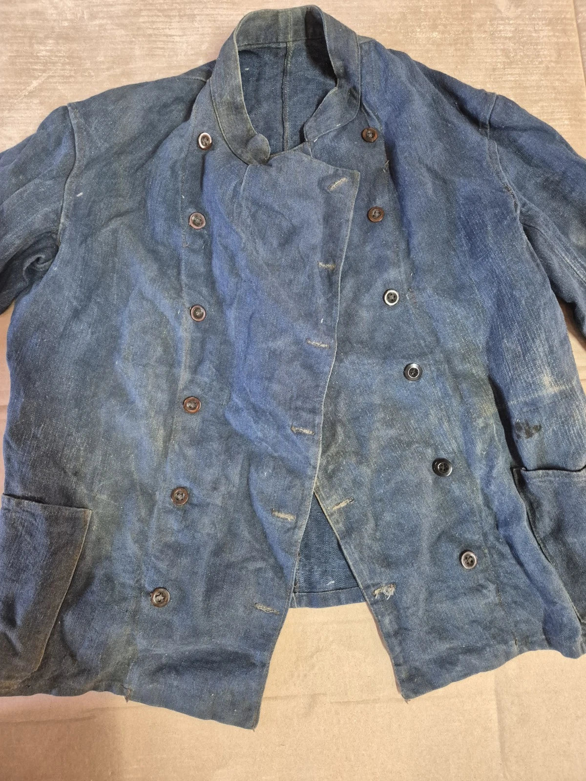 Rare veste travail corvée bourgeron 1923 Ww2 Taille Medium