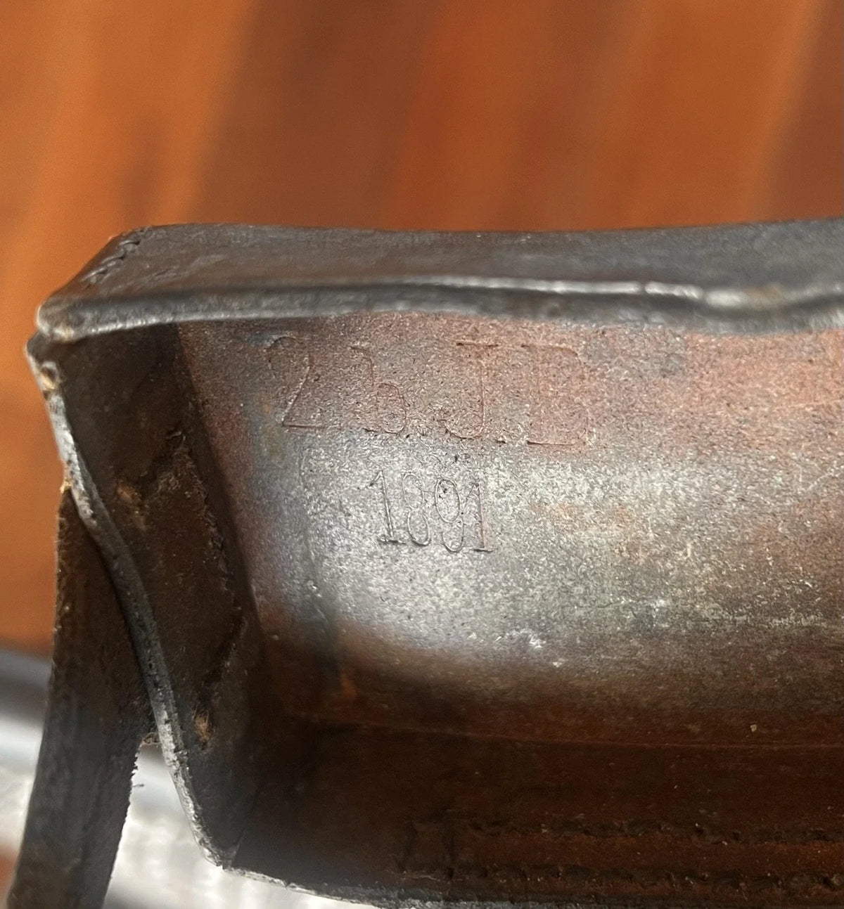 Cartouchière allemande année 14 18 ww1 avec lettre de son origine