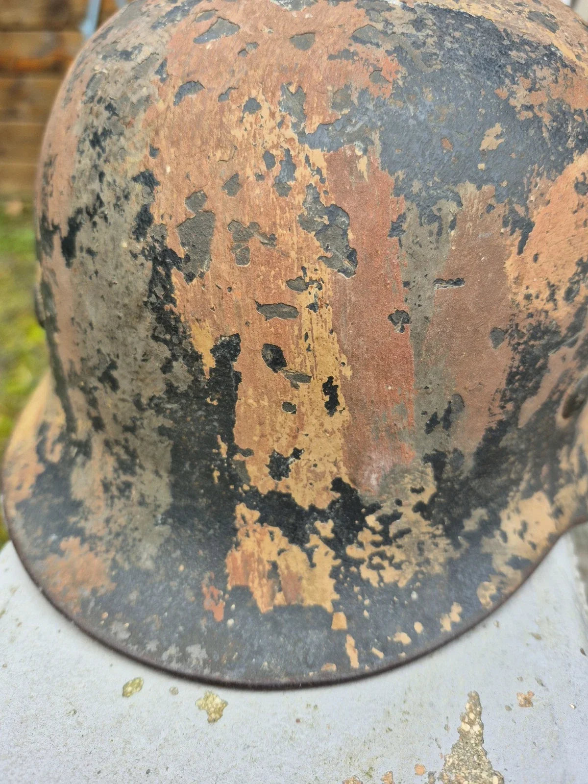 Authentique casque allemand ww2