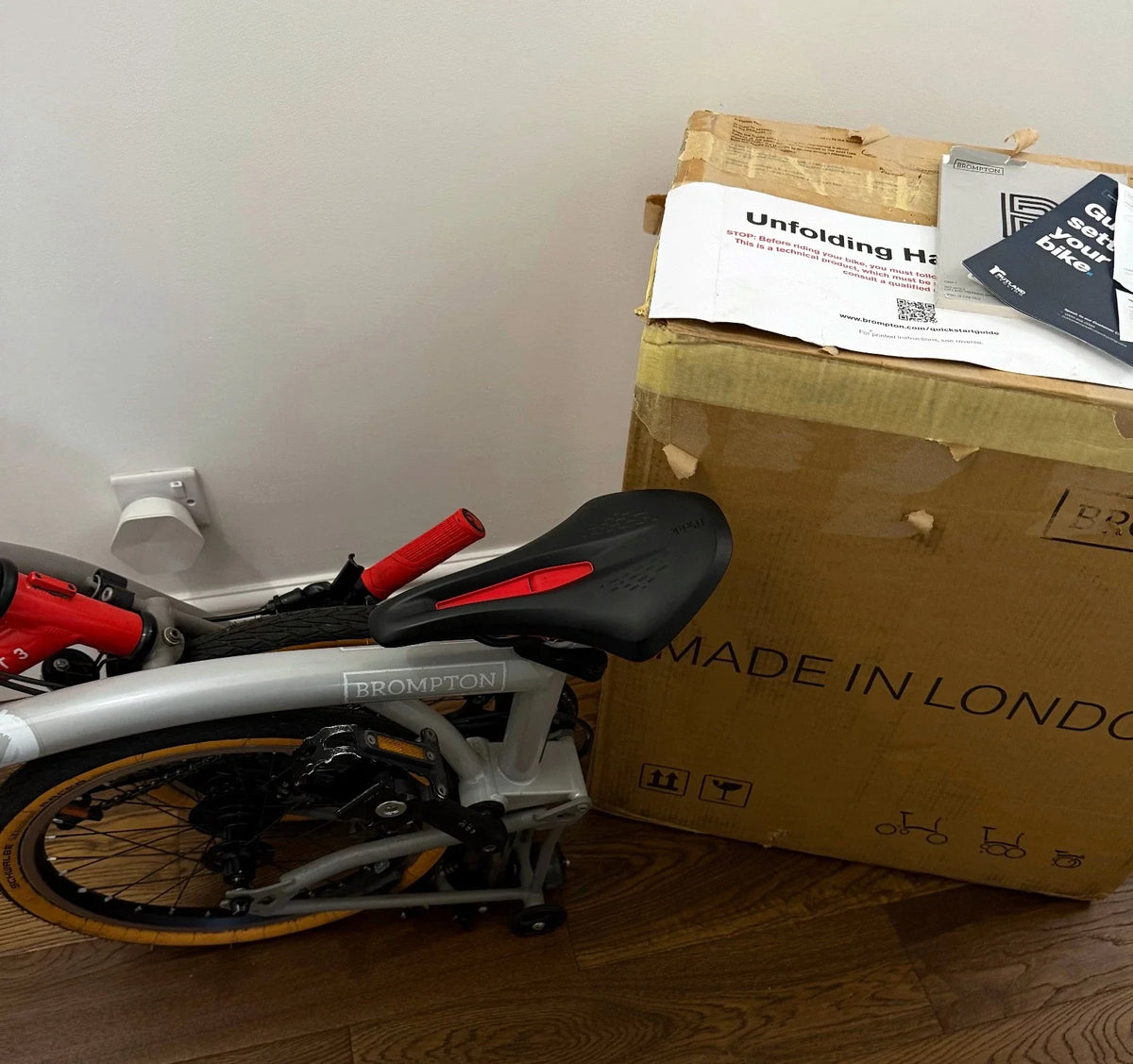 Vélo pliant Brompton x CHPT3 4e édition V4 titane édition limitée Londres Royaume-Uni-