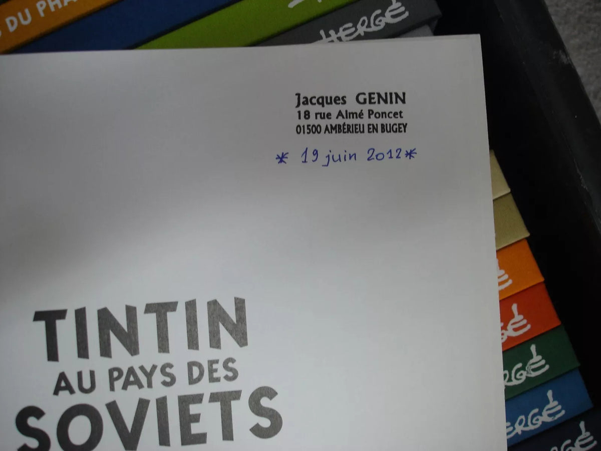 LOT BDLES ARCHIVES TINTIN Editions Moulinsart- Série complète- 23