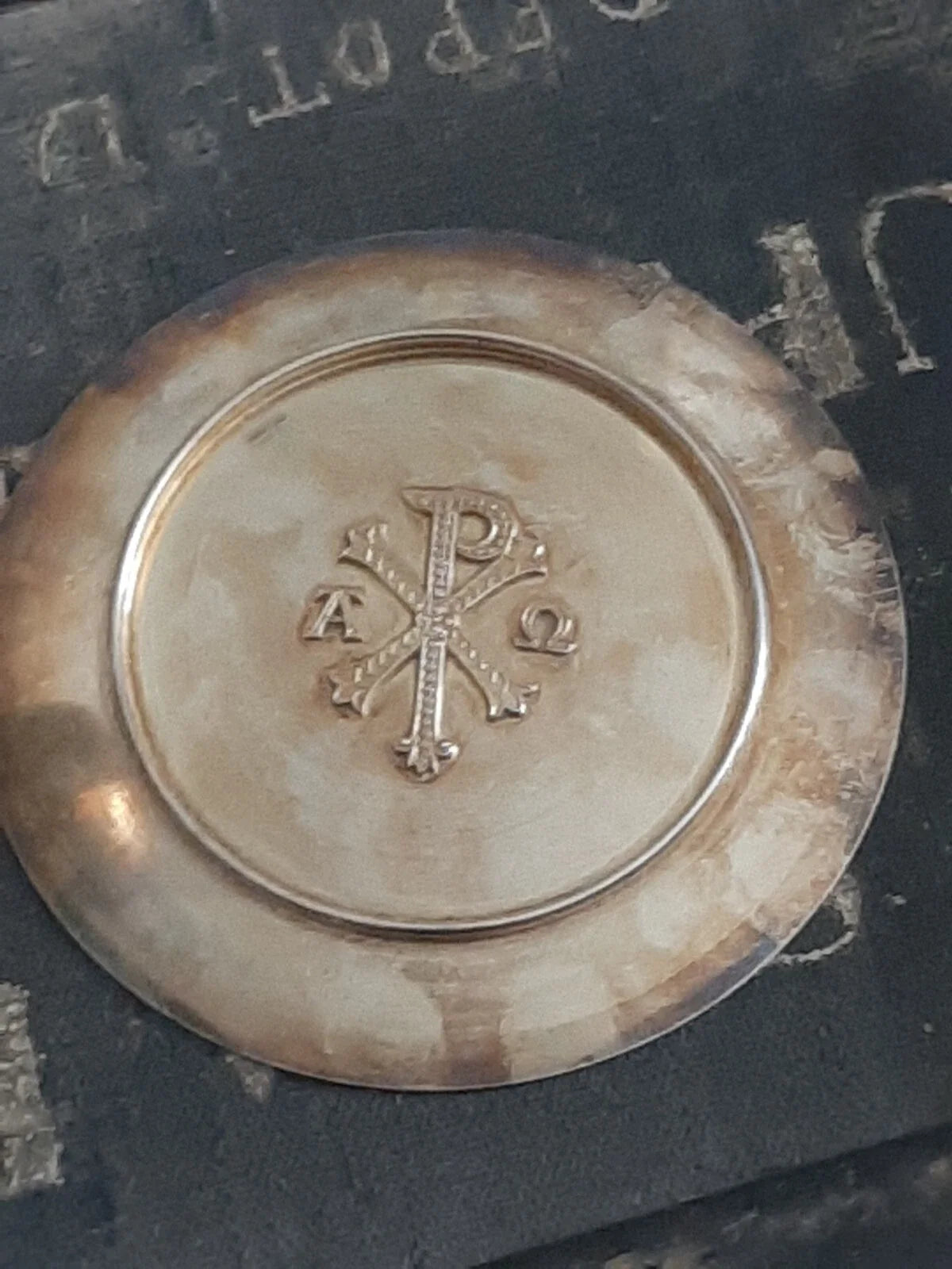 Calice et sa patène orfèvre orfèvrerie Caillat Argent