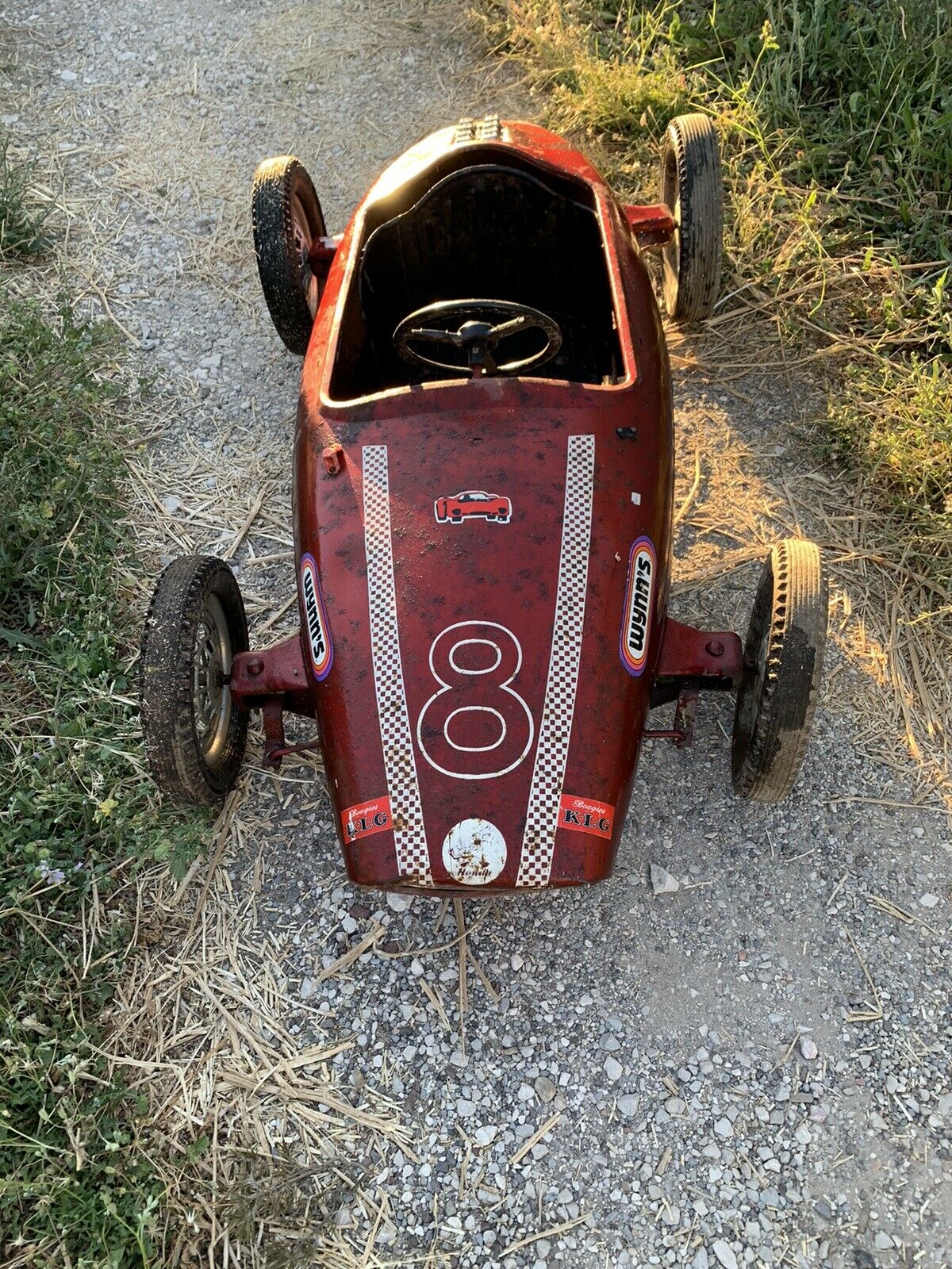 Voiture à Pédales en tôle, " MATRA " - Morellet Guérineau. Collection Vintage