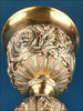 Calice Baroque Ancien Et Patène En Argent Doré 1836