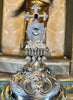 Ciboire en argent, modèle cathédrale