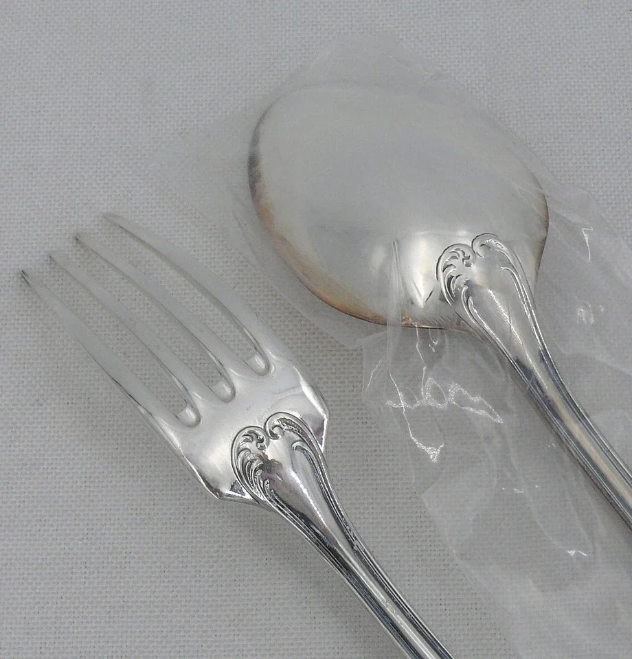 Argental, Ercuis Choisy ménagère 60 pièces en partie neuve sous blisters scellés