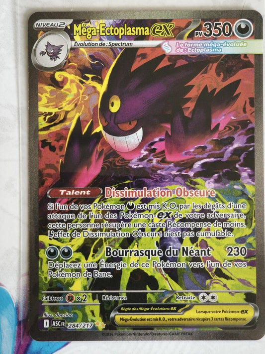 Carte Pokémon ectoplasma Ex 284/217 Alt Me 2.5 Heros Transcendants