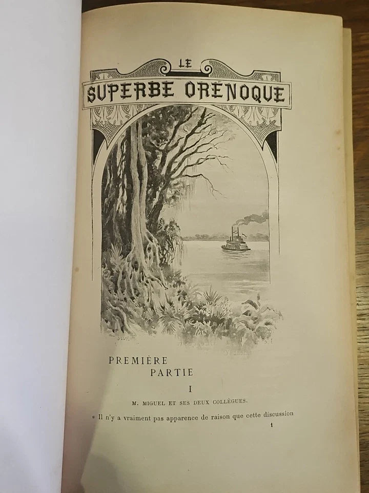 COLLECTION LIVRE ANCIEN HETZEL JULES VERNES LE SUPERBE ORENOQUE