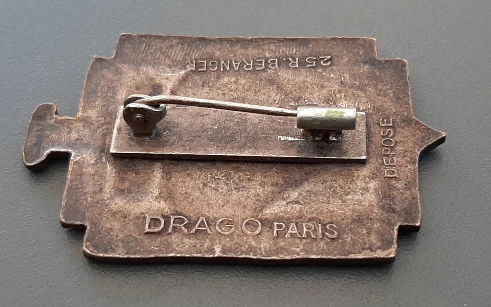 INSIGNE CORPS FRANC 24° BCA CHASSEURS ALPINS Guerre 1940 ORIGINAL WW2