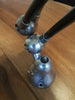 Paire de 2 authentiques anciennes lampes Jielde 3 bras