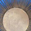 Miroir soleil vintage Chaty Vallauris A.M signé avec oeil de sorcière Diam 83 cm