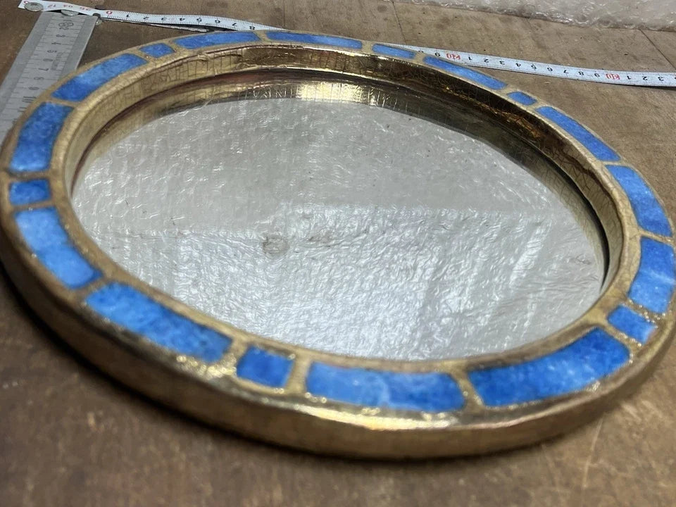 Superbe miroir en céramique, Mithé Espelt datant des années 1960 Réf 26/2502