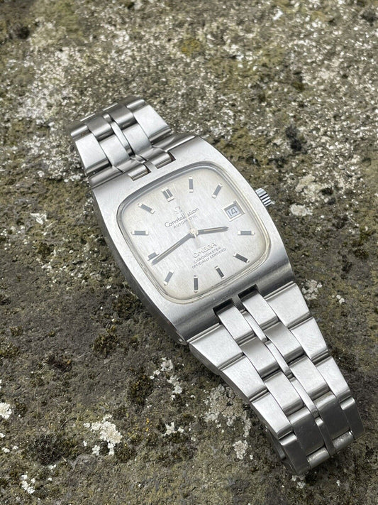 Montre Omega Constellation Chronometer Automatic Date Acier Cal 1001 Watch
