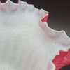 PAIRE DE TULIPES ROSES POUR LAMPE À PÉTROLE Baccarat? St-Louis? Clichy? Globe