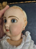 POUPEE JUMEAU PORCELAINE BOUCHE FERMÉE YEUX FIXES RAYONS TAILLE 6 SIZE DOLL