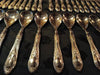 RARE ANCIEN SERVICE STYLE L.XV DE 49 COUVERTS EN ARGENT POINCON "800"