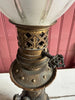 Rare Lampe À Pétrole L’escalier De Cristal Globe baccarat ? Et Bronze