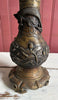 Rare Lampe À Pétrole L’escalier De Cristal Globe baccarat ? Et Bronze