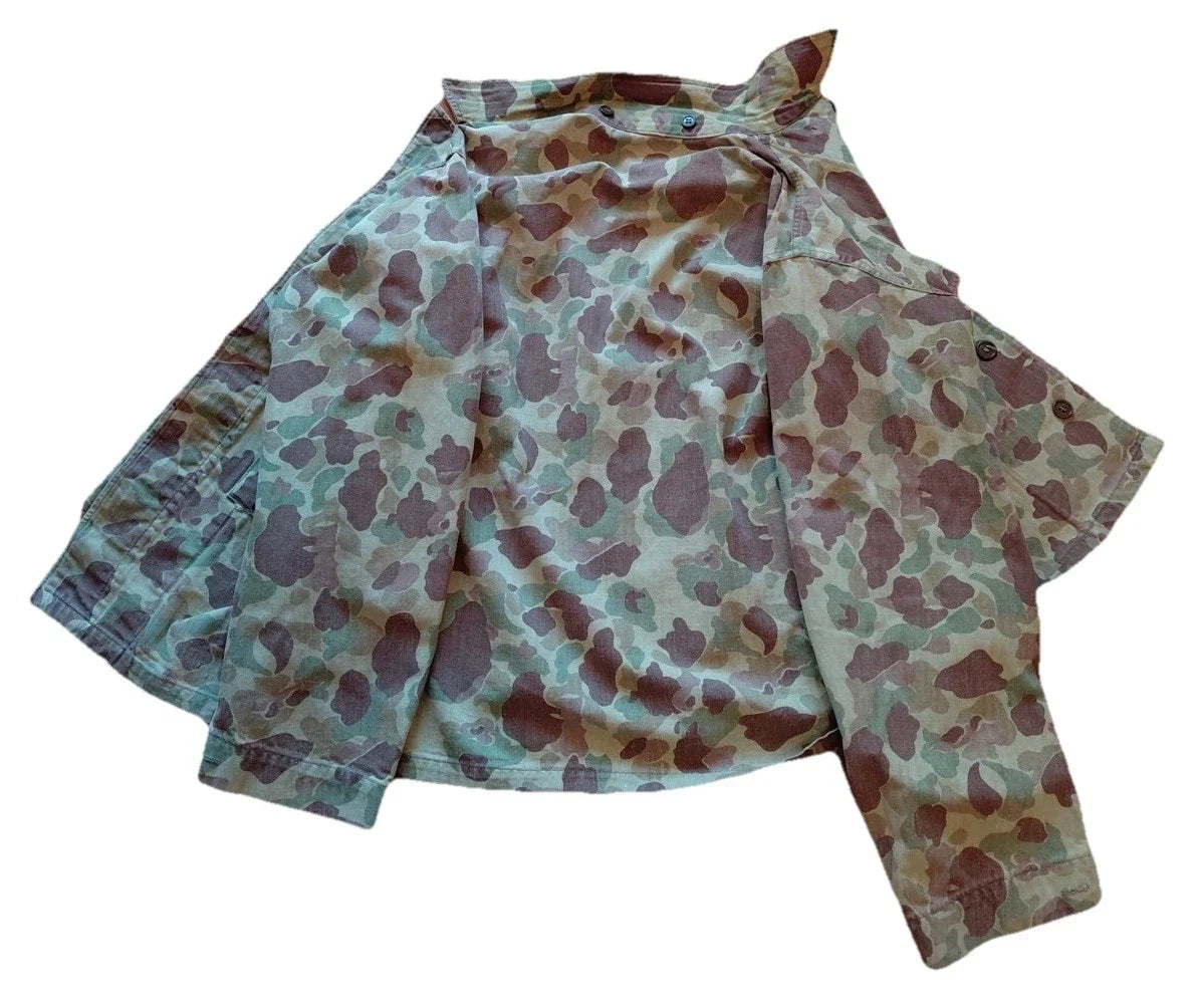 VESTE M43 CAMOUFLAGE HBT US ARMY WWII WW2 INDOCHINE