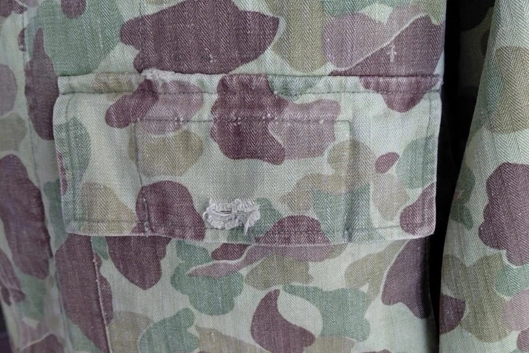 VESTE M43 CAMOUFLAGE HBT US ARMY WWII WW2 INDOCHINE