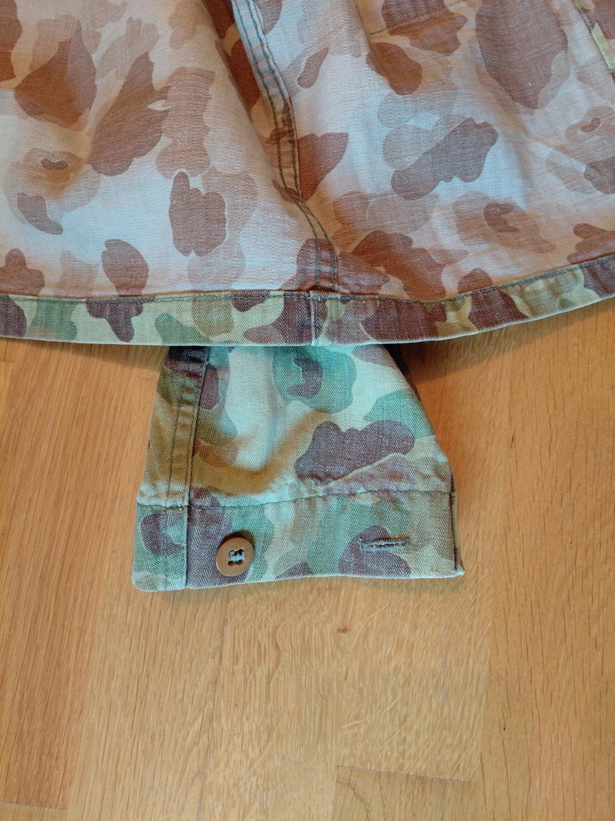 VESTE M43 CAMOUFLAGE HBT US ARMY WWII WW2 INDOCHINE
