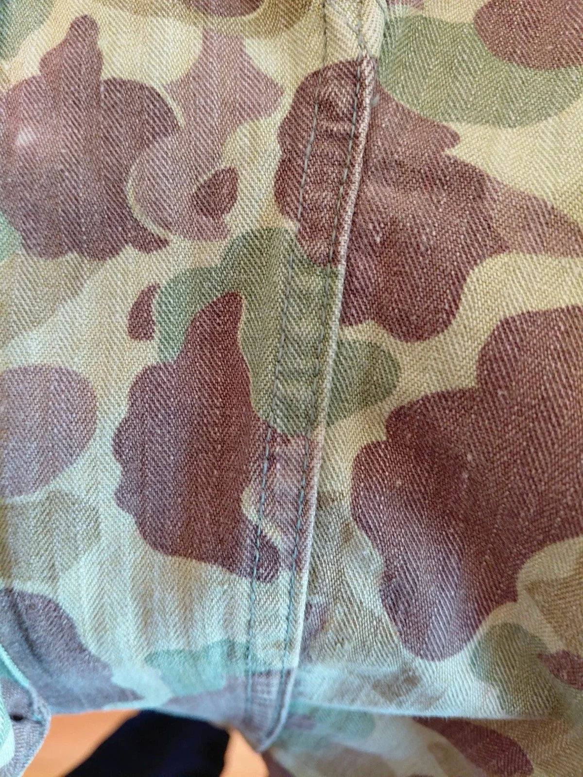 VESTE M43 CAMOUFLAGE HBT US ARMY WWII WW2 INDOCHINE