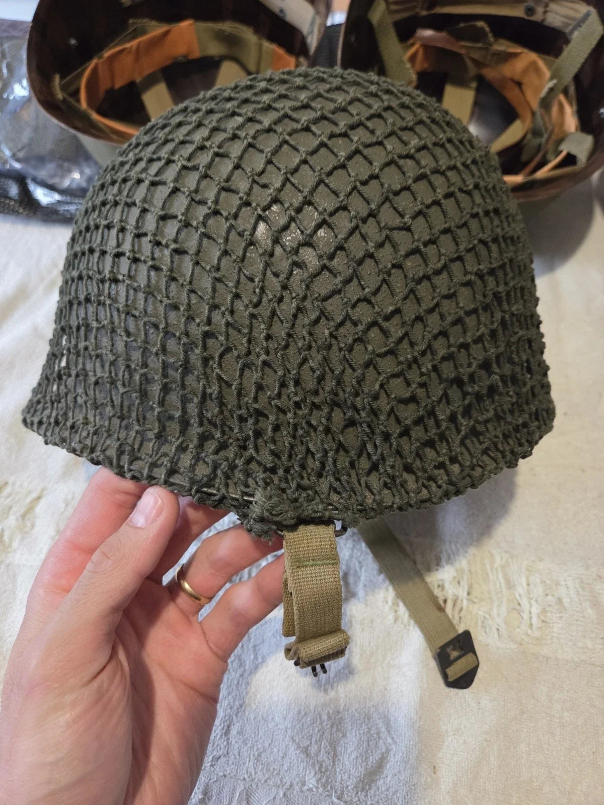 Casque M1 C Paratrooper PARACHUTISTES Airborne Casque Usm1 Us Army Ww2 39 45.