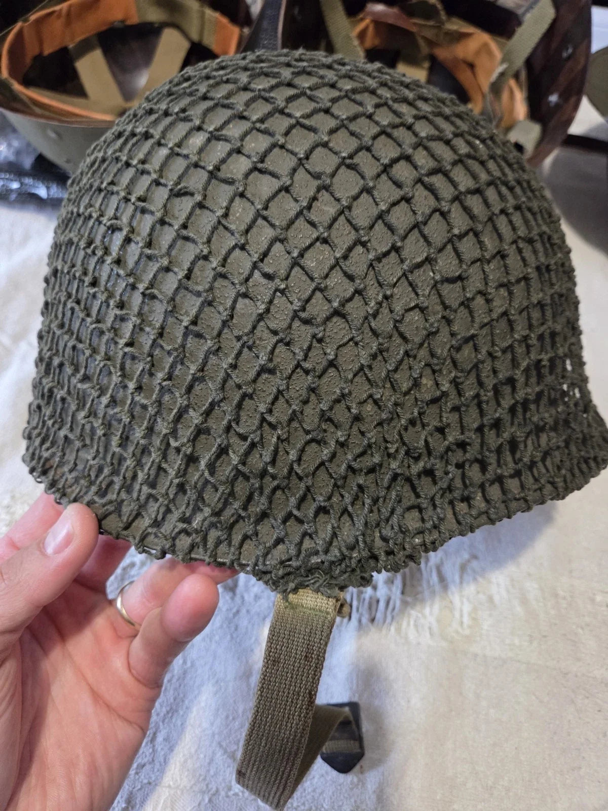 Casque M1 C Paratrooper PARACHUTISTES Airborne Casque Usm1 Us Army Ww2 39 45.