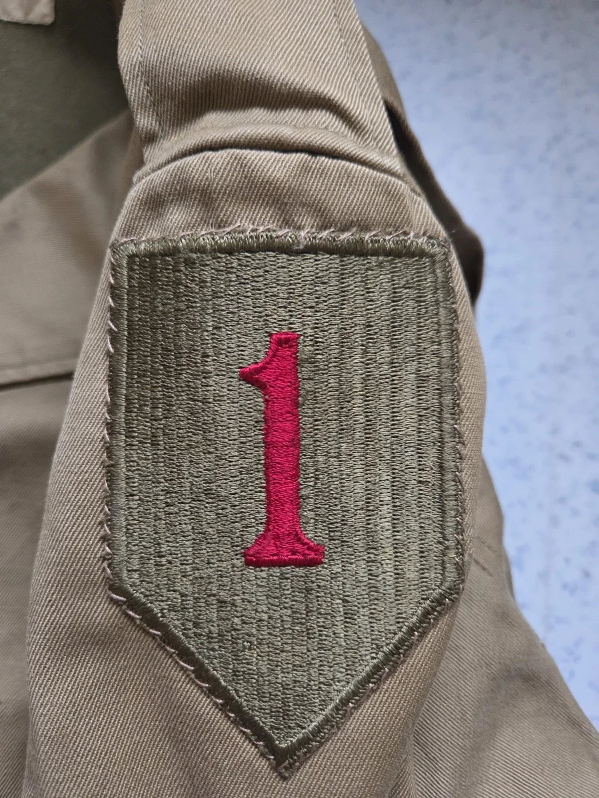 Rare Veste Big Red One Feld Jacket M1941 Précoce Us Army Ww2 39 45 (  1942  )