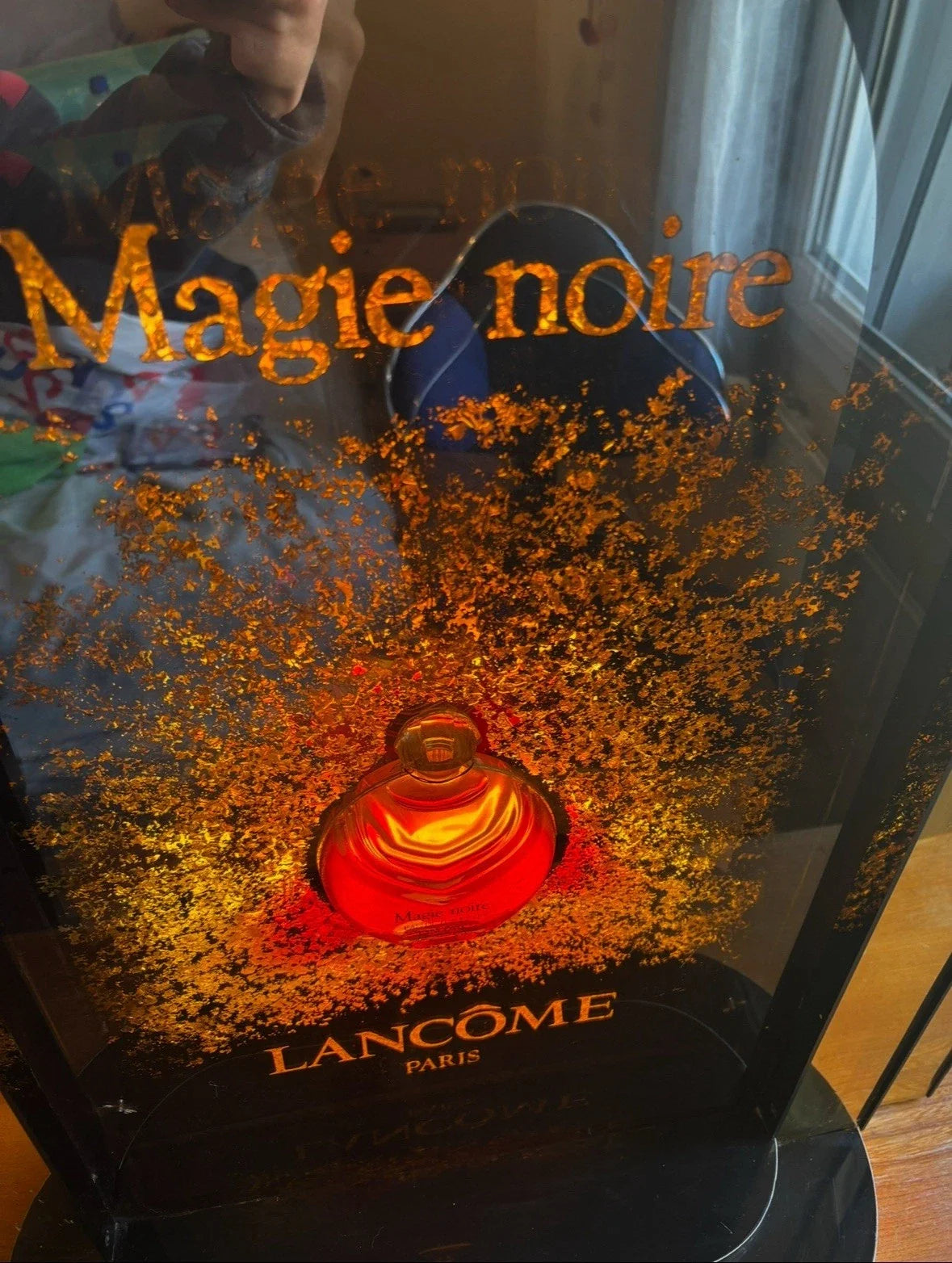 LANCÔME MAGIE NOIRE Présentoir Lumineux + Flacon 200ml Intégrés