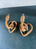 Paire D’appliques Audoux Minet En Forme De Cœurs