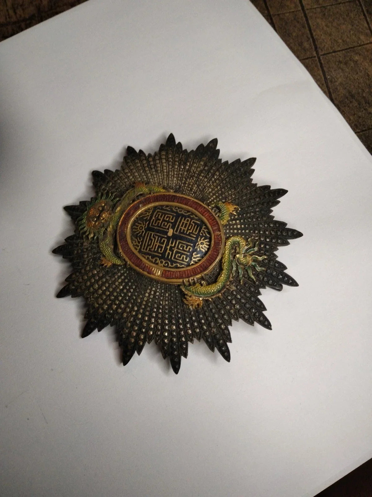 Médaille croix De Grand Officier Du Dragon Dannam