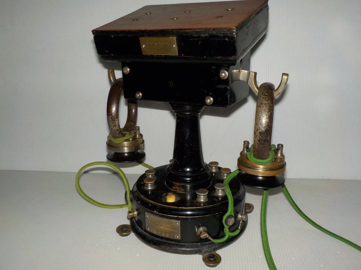 Très rare téléphone ancien ADER -SGT Société Générale des téléphone 1891