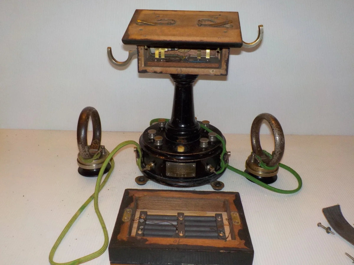 Très rare téléphone ancien ADER -SGT Société Générale des téléphone 1891