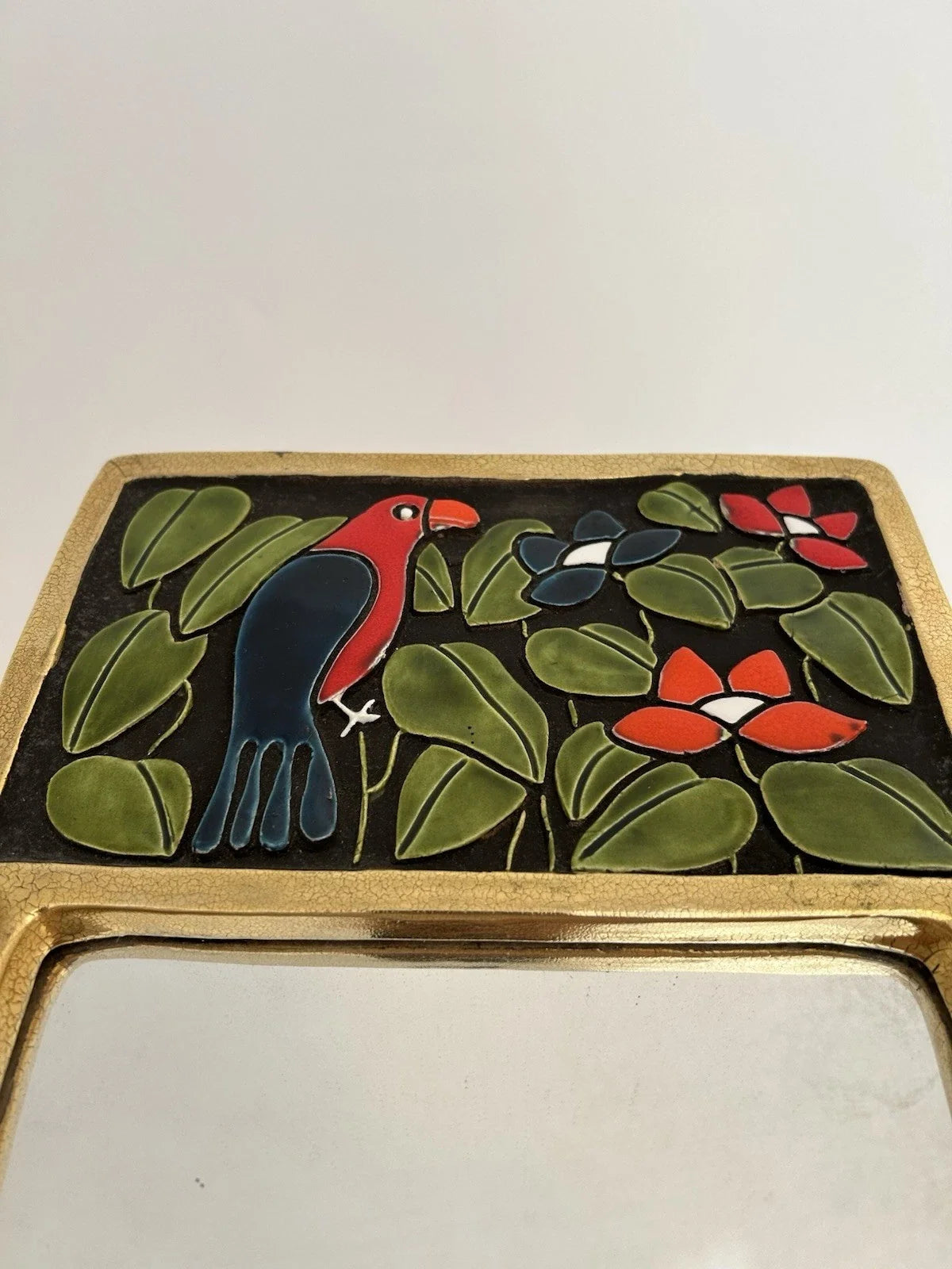 MIROIR "BRÉSIL" MITHÉ ESPELT CÉRAMIQUE ERA JOUVE CAPRON RUELLAND