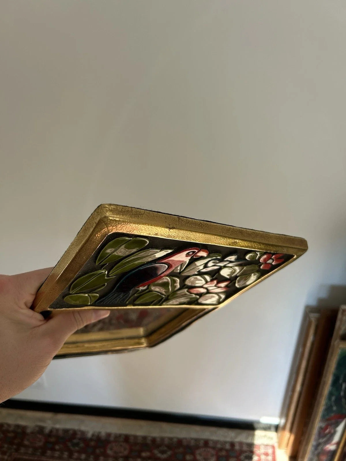 MIROIR "BRÉSIL" MITHÉ ESPELT CÉRAMIQUE ERA JOUVE CAPRON RUELLAND