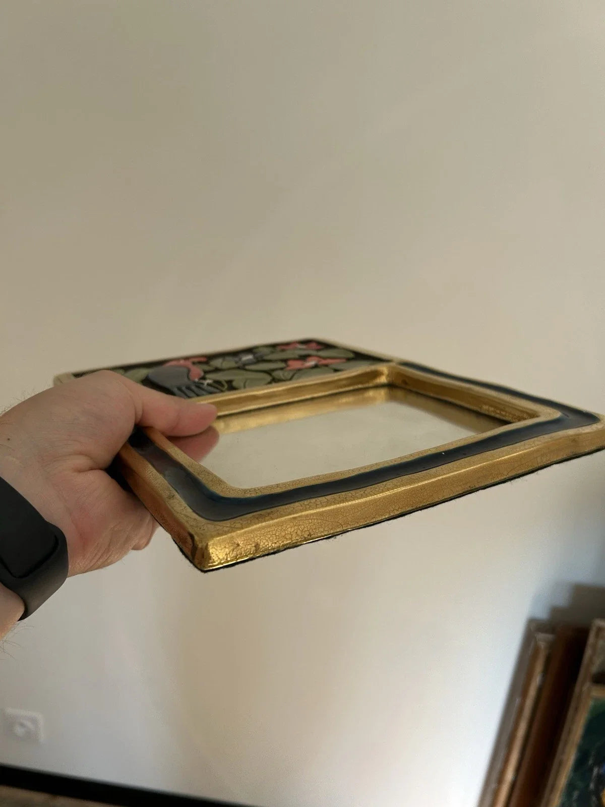 MIROIR "BRÉSIL" MITHÉ ESPELT CÉRAMIQUE ERA JOUVE CAPRON RUELLAND