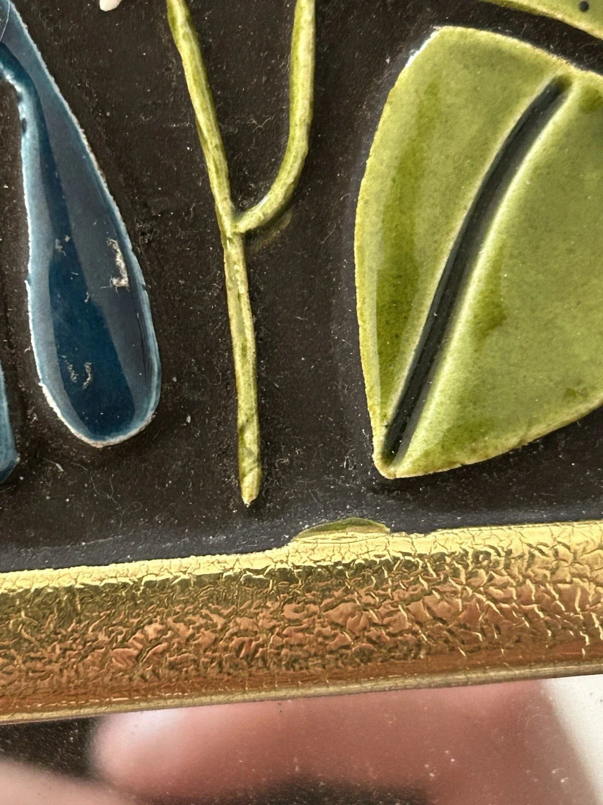 MIROIR "BRÉSIL" MITHÉ ESPELT CÉRAMIQUE ERA JOUVE CAPRON RUELLAND