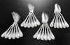 PUIFORCAT : Prestigieuse Ménagère Argent massif ép. Art Nouveau mod. IRIS 25pcs