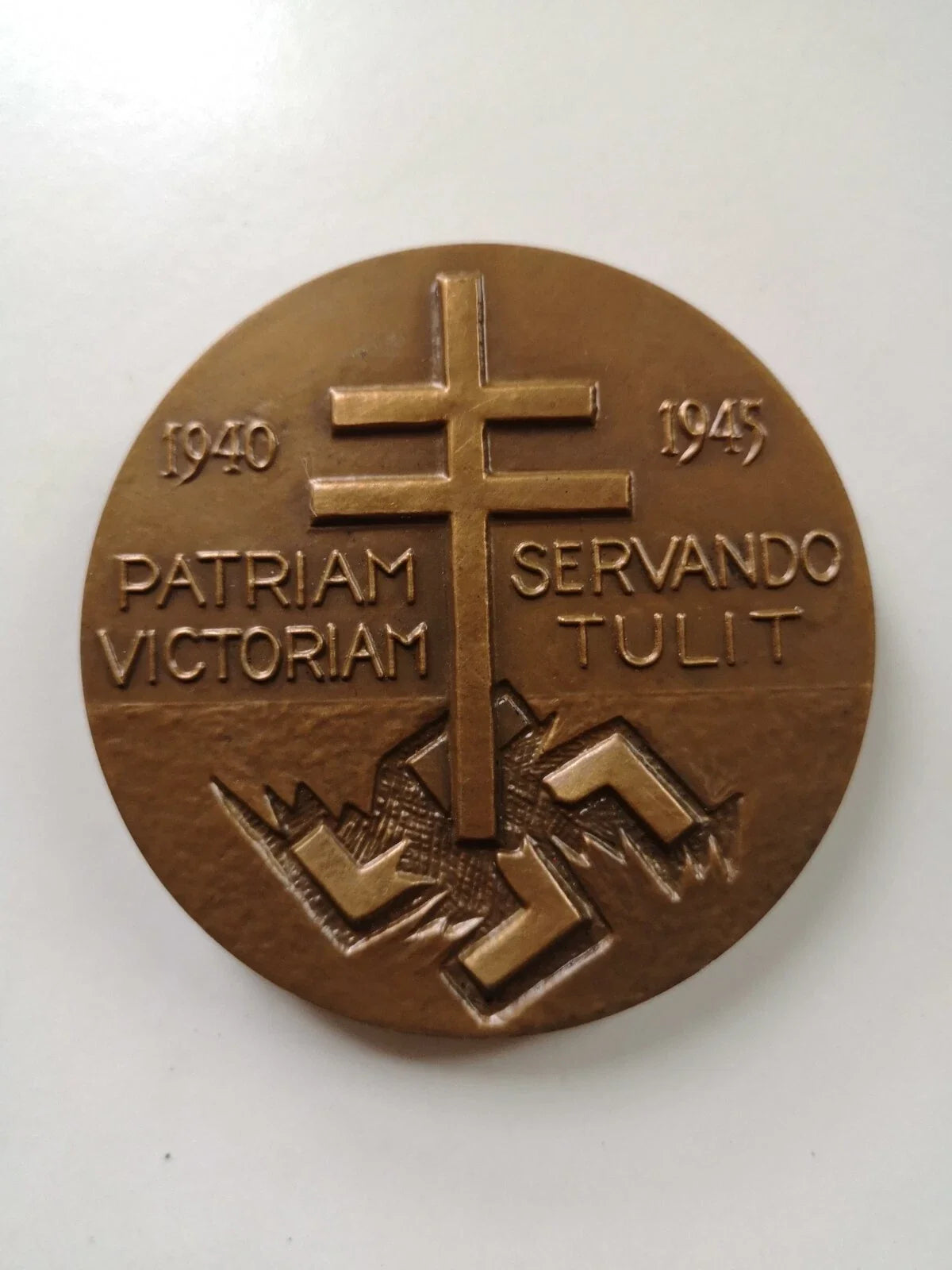 FRANCE - ORDRE DE LA LIBÉRATION MÉDAILLE DE TABLE - LIEUTENANT-COLONEL FAFL WW2