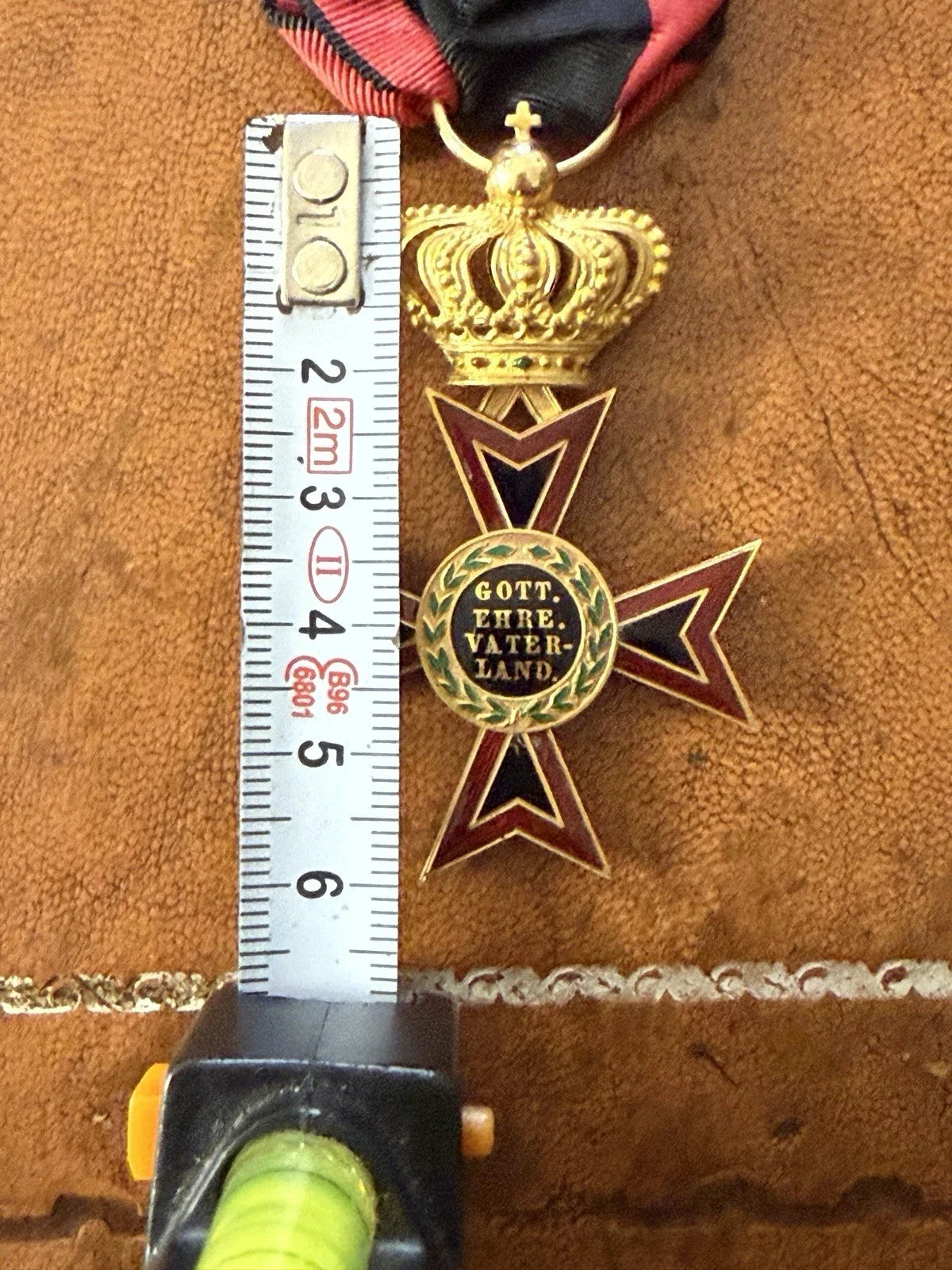 Médaille Allemande Ordre De Louis De Hesse Chevalier De 1e Ou 2eme Classe En Or