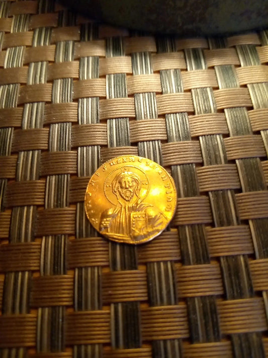 Très Rare Pièce Or Empire BYZANTIN John 1er TZIMISKES SOLIDUS OR Buste CHRIST
