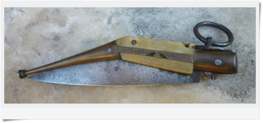 RARE navaja couteau ancien catalan pliant de poche Mellot Perpignan