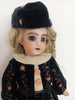 Poupée ancienne premiere Bleuette Jumeau Bleuette robe GL